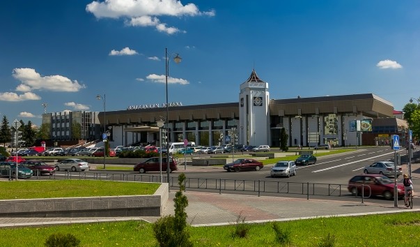 Железнодорожный вокзал в Гродно