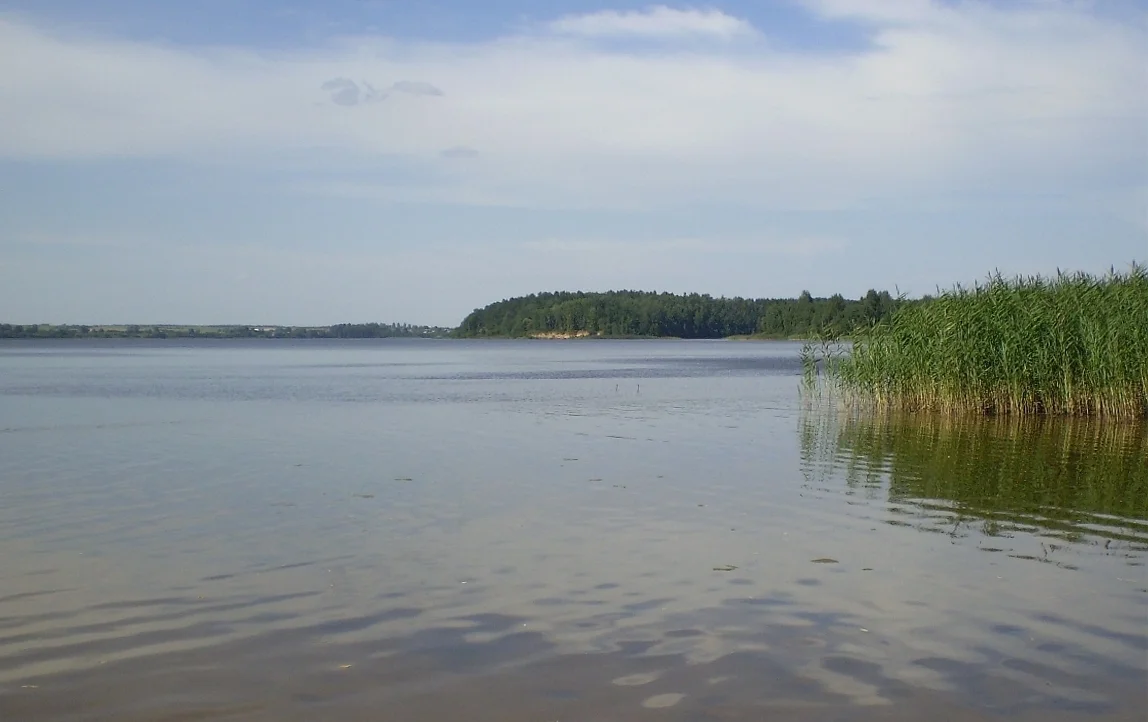Лепельское озеро в Лепельском районе Витебской области, Беларусь.