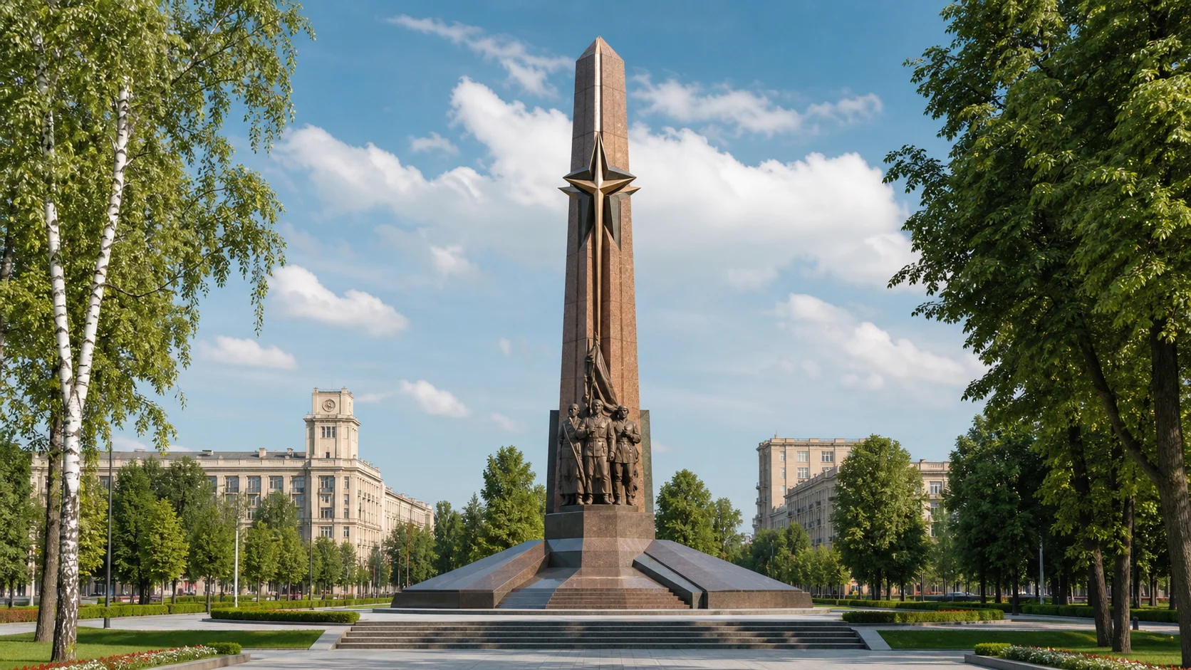 Абелиск «Минск – город-герой»