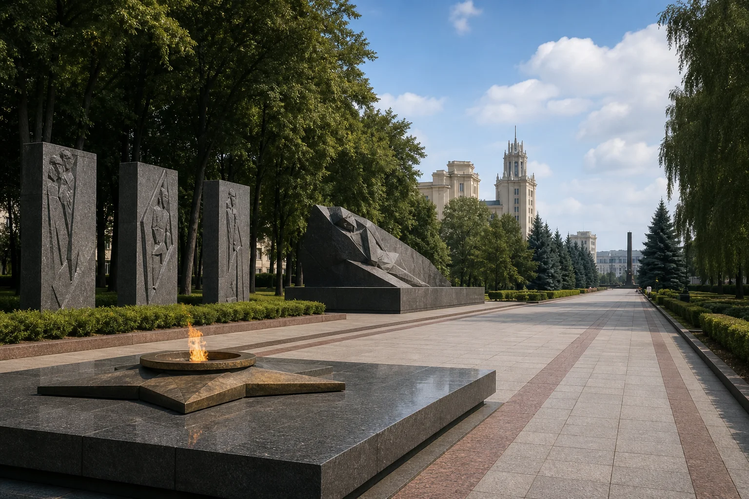 Аллея Дружбы в Минске