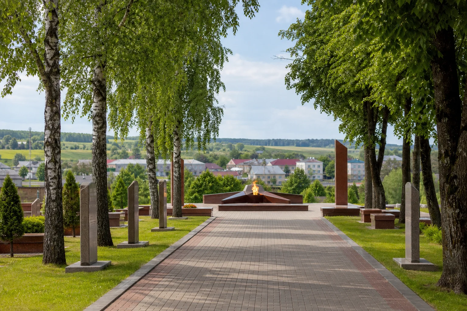 Аллея Героев в Круглом