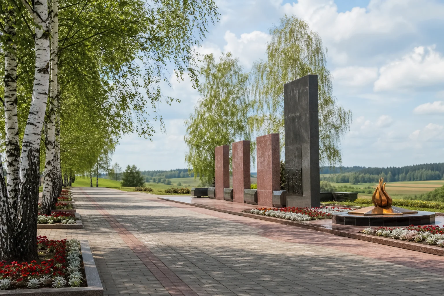 Аллея Славы в Костюковичах