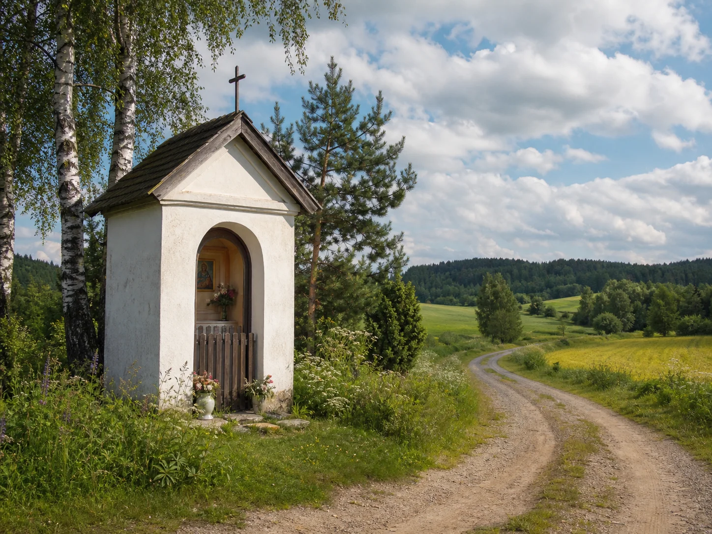 Андреевцы, часовня придорожная