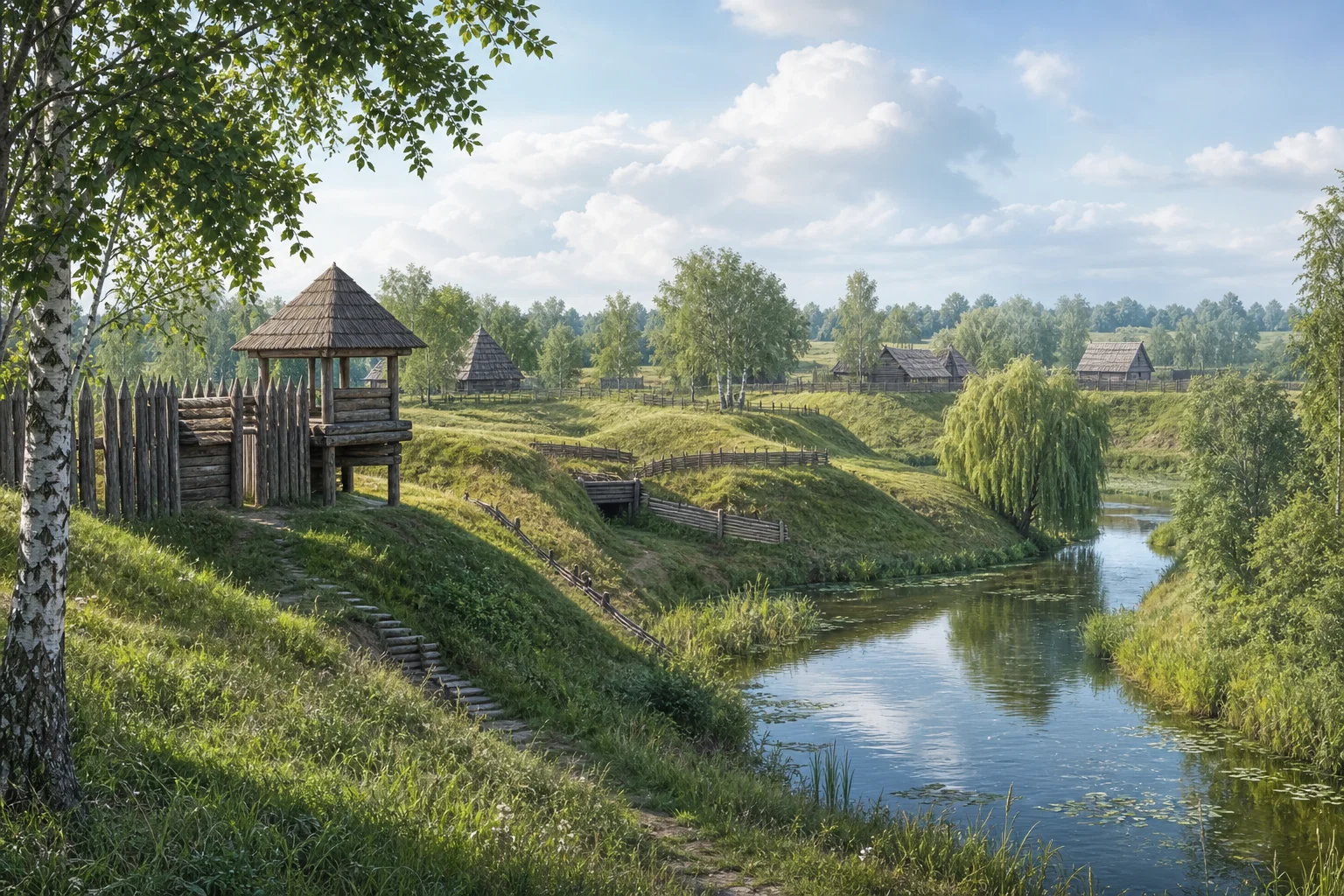Археологический комплекс на р. Менке