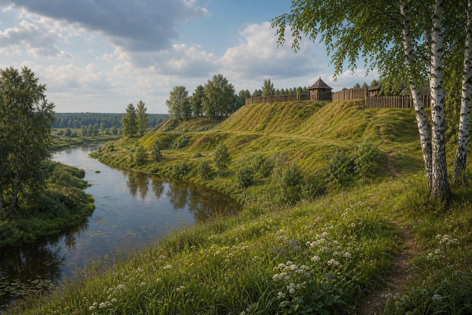 Археологический комплекс на реке Менке (Городище)