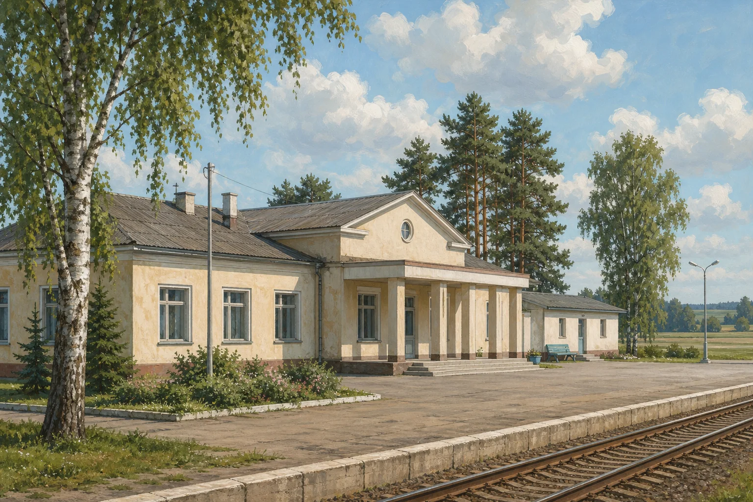 Автостанция Россоны