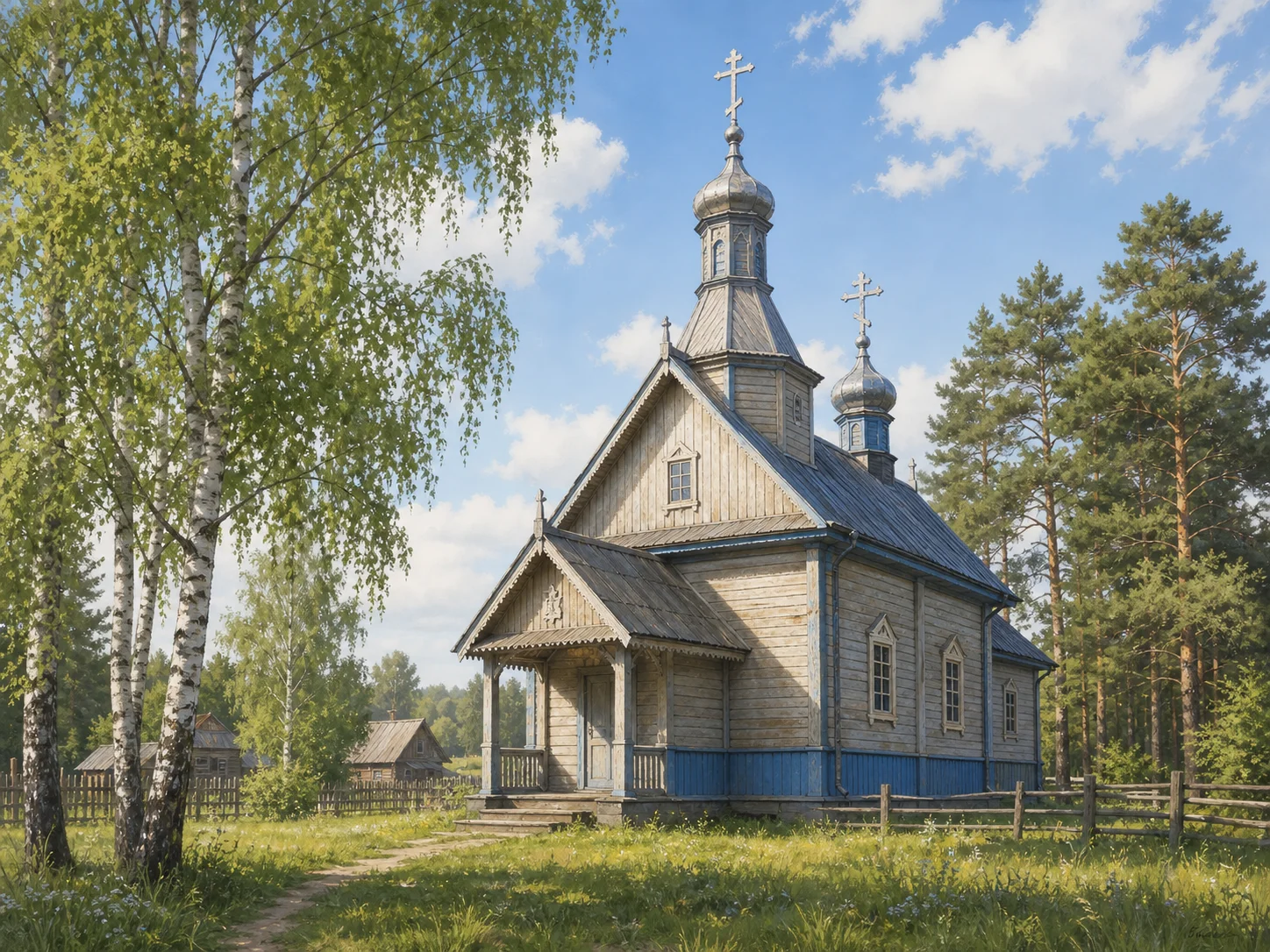 Бабий Лес, церковь св. Александра Невского (дерев.)
