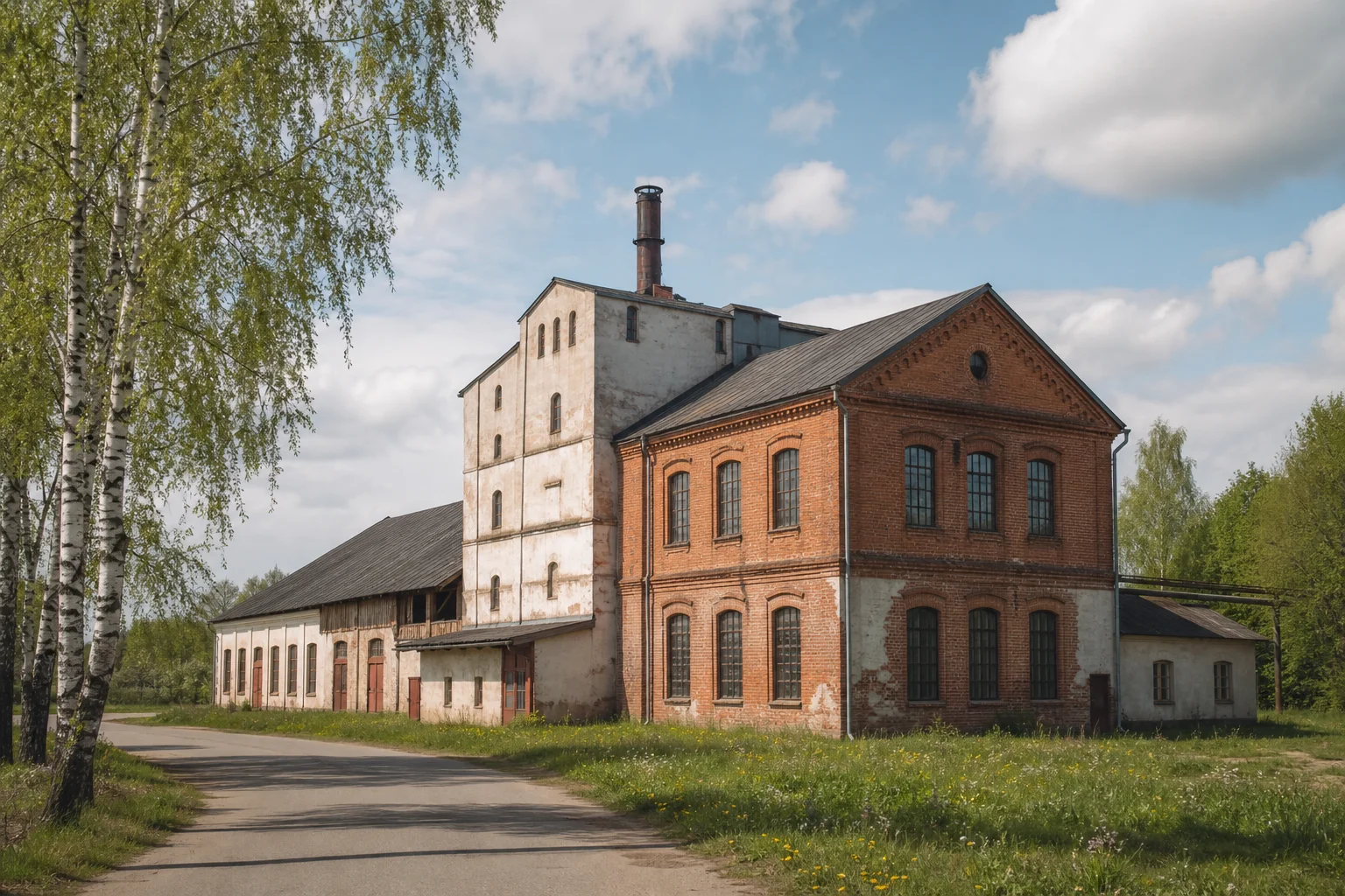Бегомль, промышленный комплекс: корпус спиртосортировки