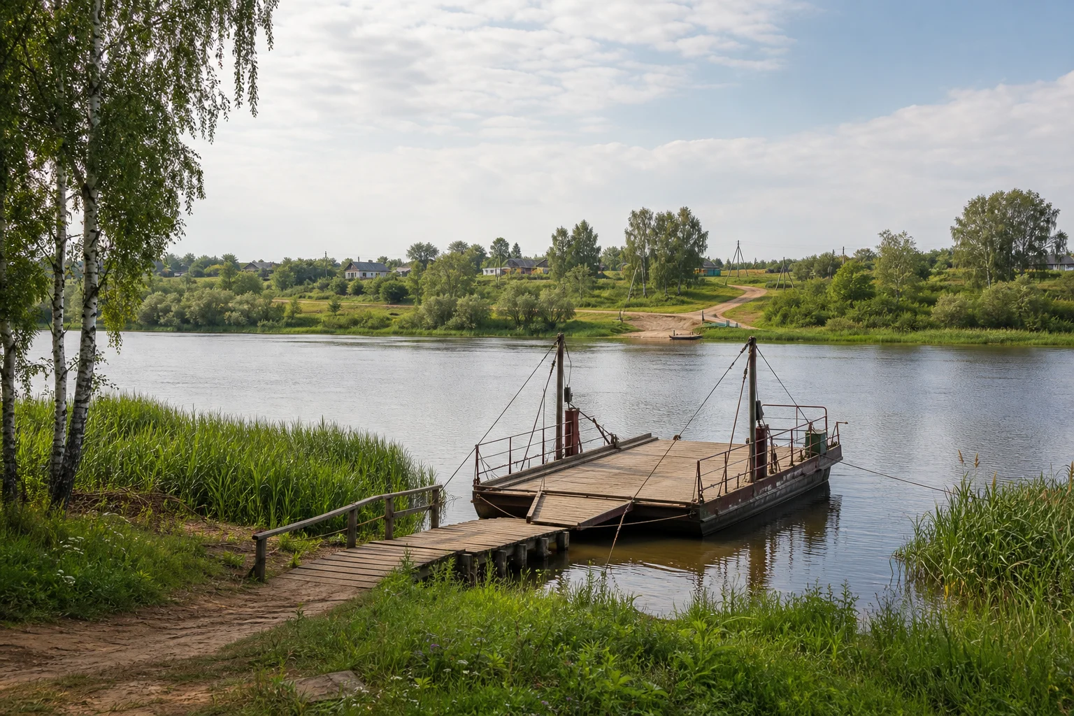 Белин, паром