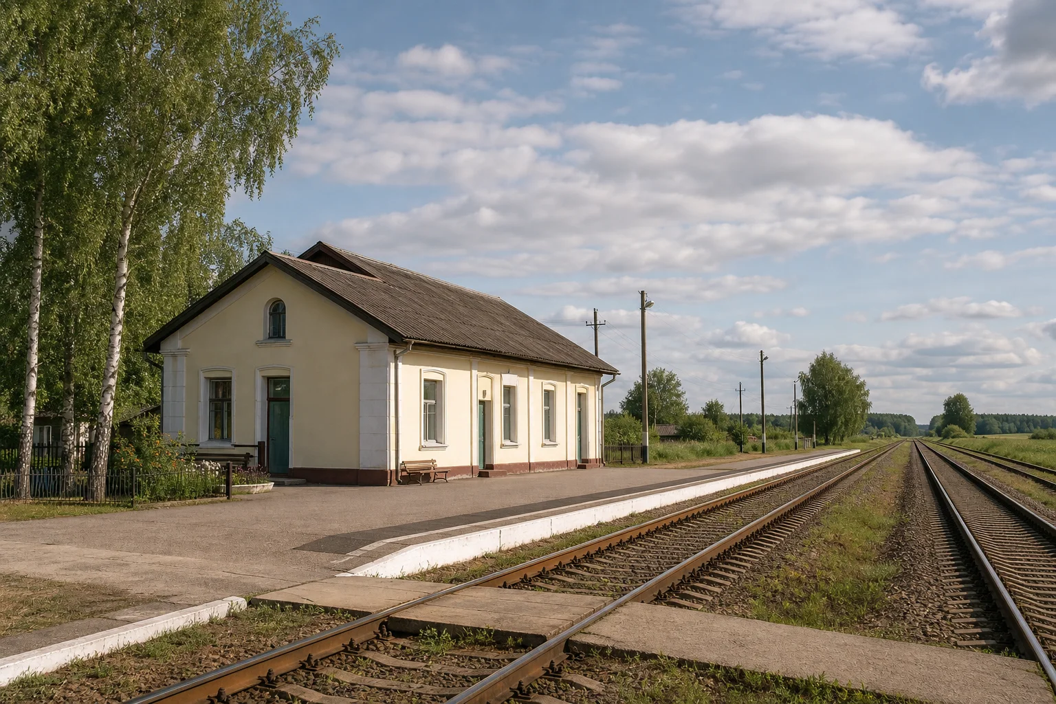 Бенякони, железнодорожная станция