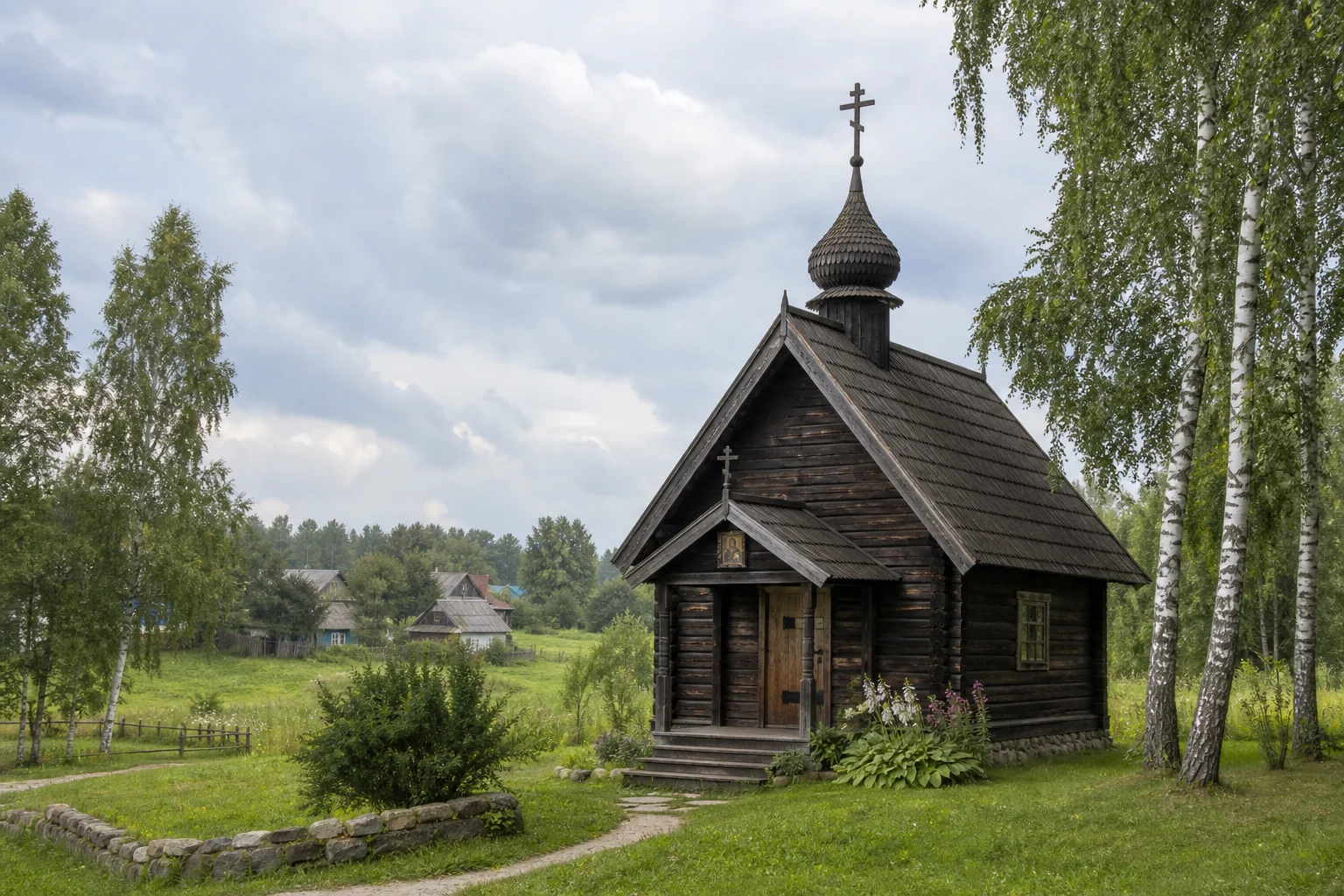 Береза, часовня правосл. св. Ильи (дерев.)