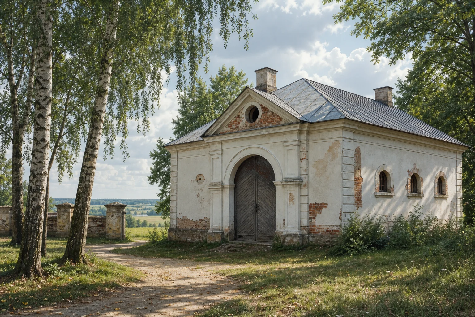 Бережки, усадьба (?): хозпостройка (?)