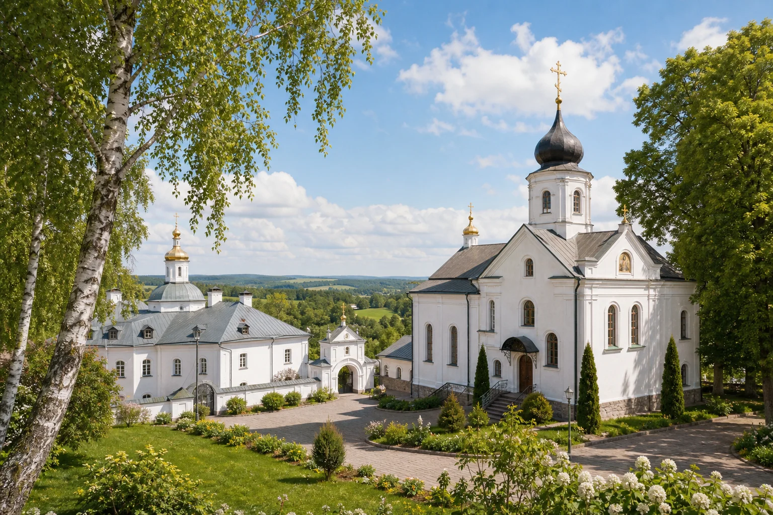 Березвечский Свято-Михайловский женский монастырь в Глубоком