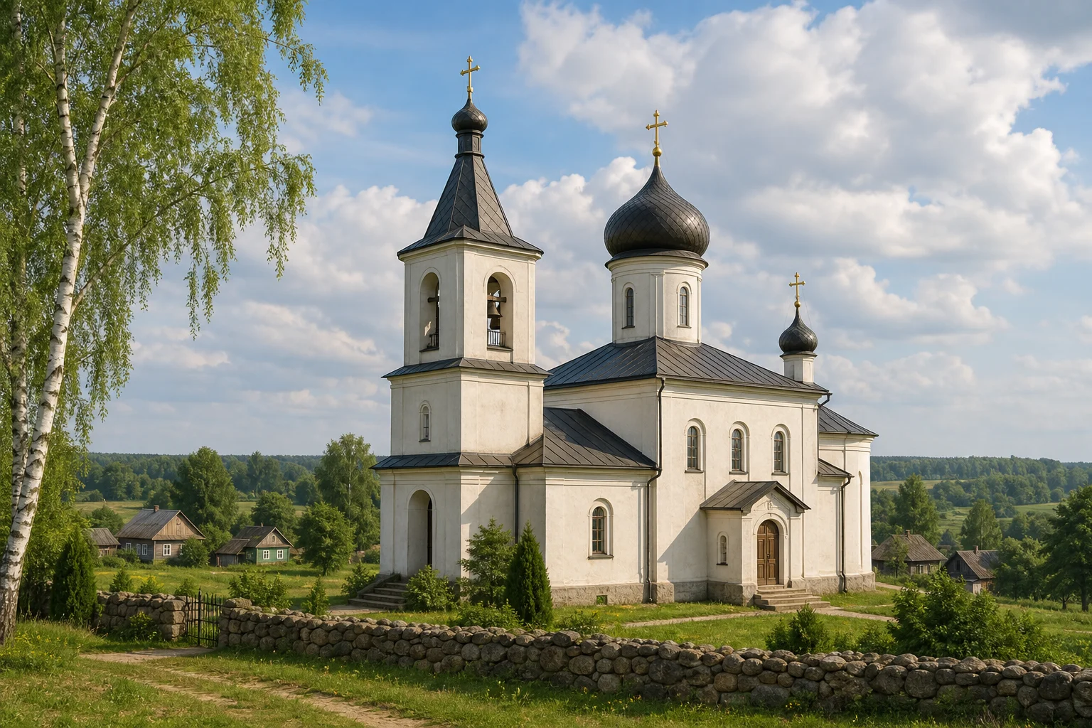Богоявленская церковь в деревне Жировичи