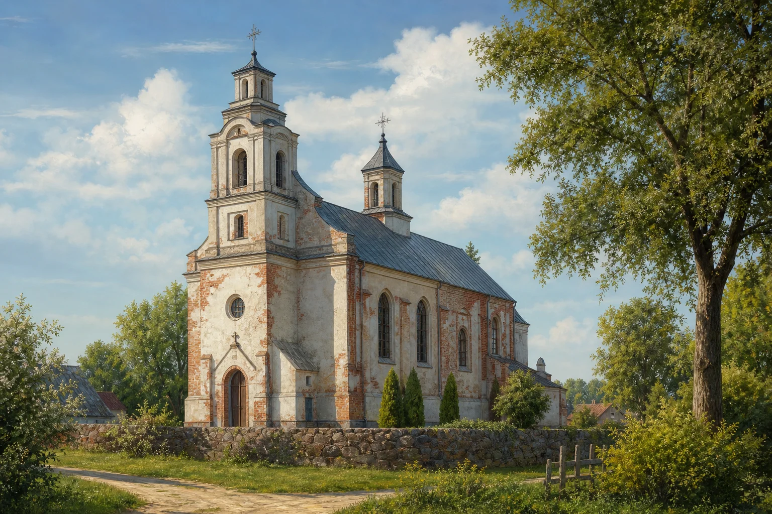 Бол. Берестовица, костел Благовещенский