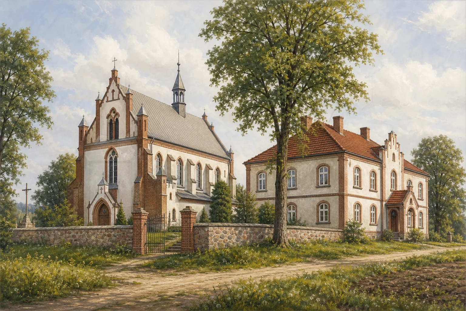 Бол. Берестовица, костел Благовещенский: плебания (?)