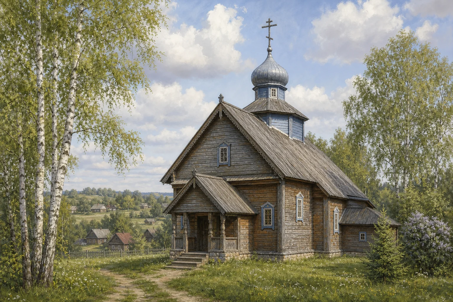 Бол. Доропеевичи, церковь Рождества Богородицы (дерев.)