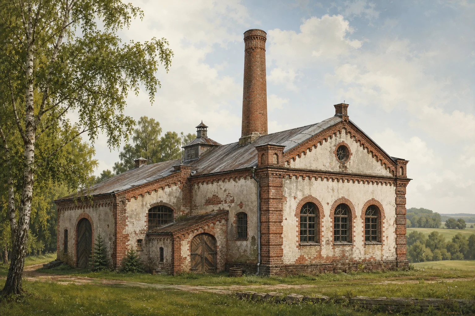 Бол. Сервеч, усадьба: бровар