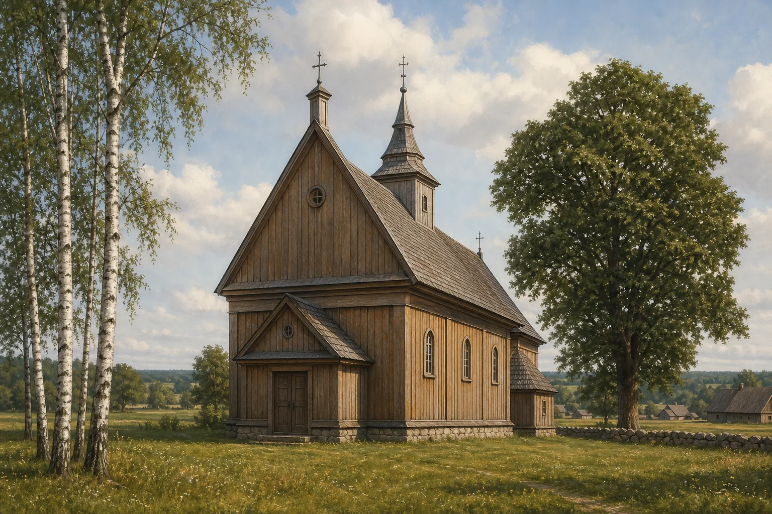 Бол. Свирянки, костел св. Юрия (дерев.)