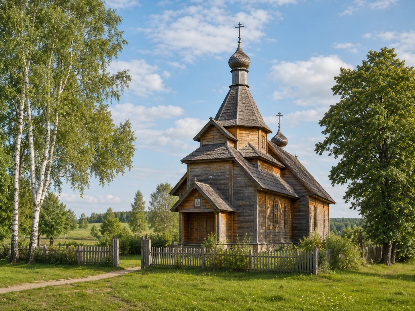 Бол. Жуховичи, церковь св. Петра и Павла (дерев.)