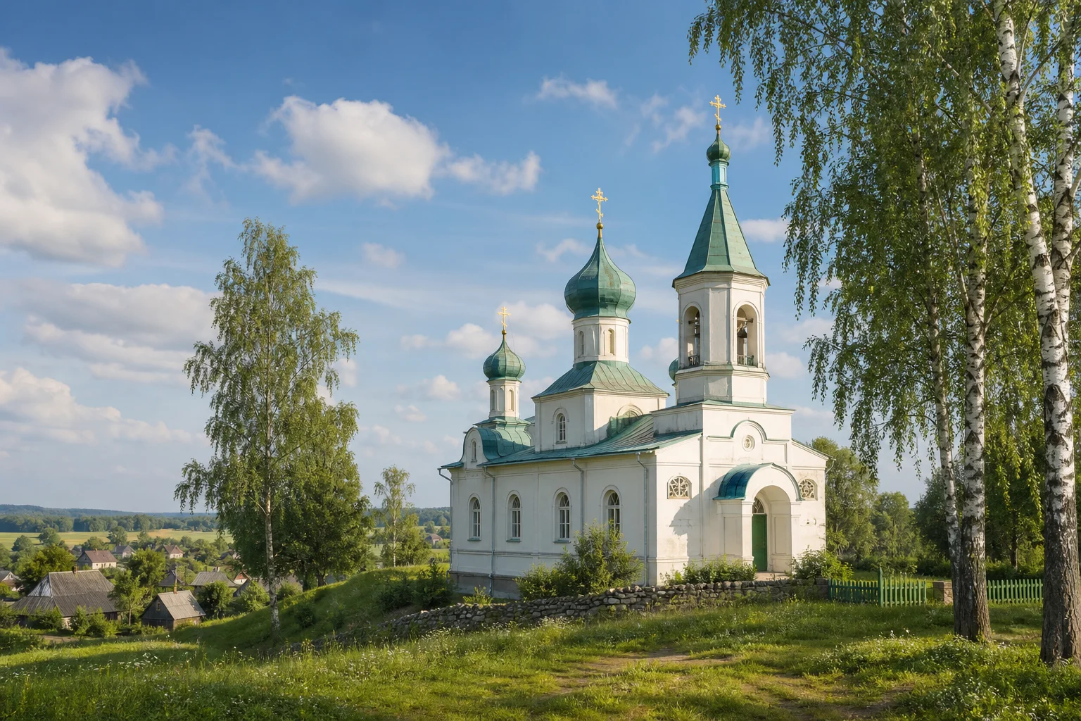 Большая Медвядка. Церковь Вознесения Господня