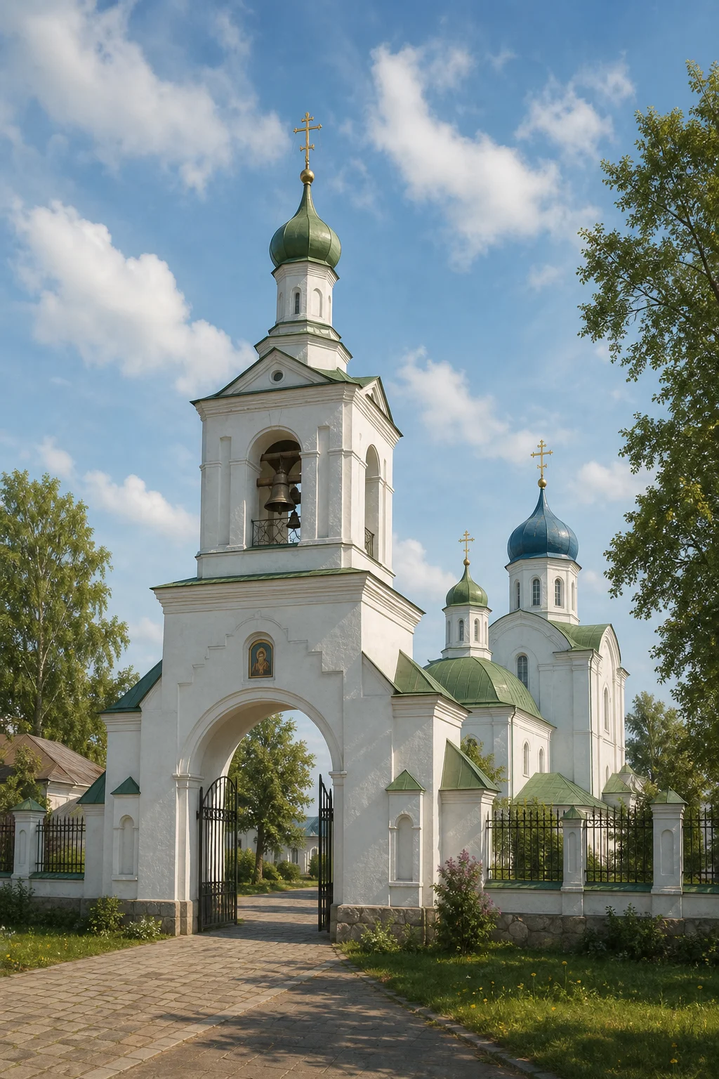 Борисов, собор: брама-колокольня