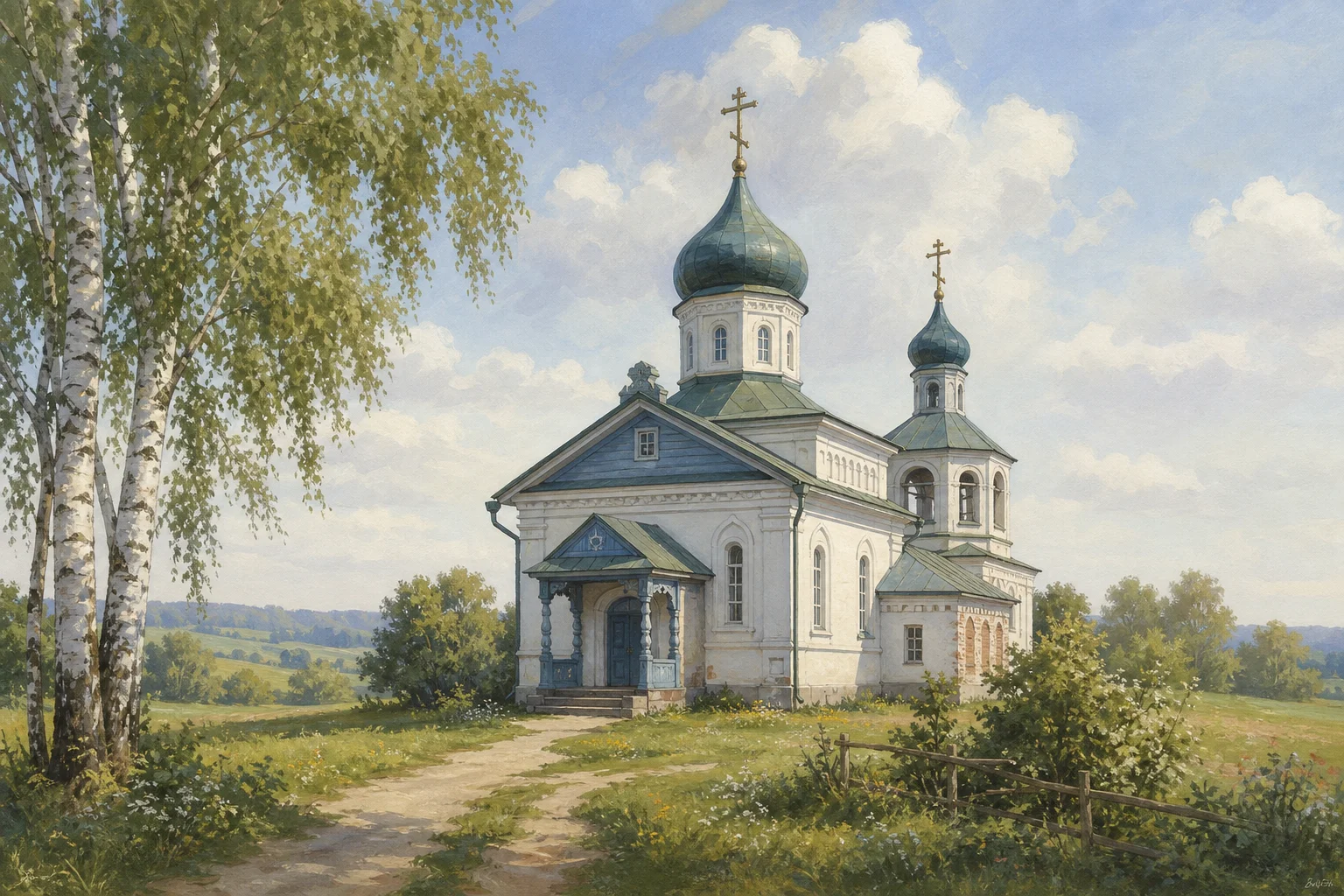 Борколабово, церковь Казанской иконы Богоматери