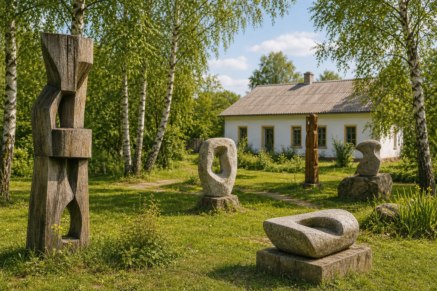 Бояры. Сад скульптур художника Сергея Жилевича