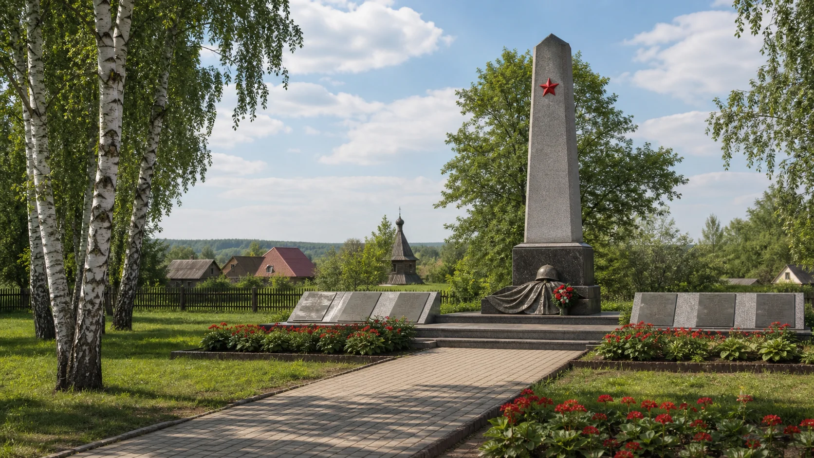 Братская могила (388 воинов Советской Армии)