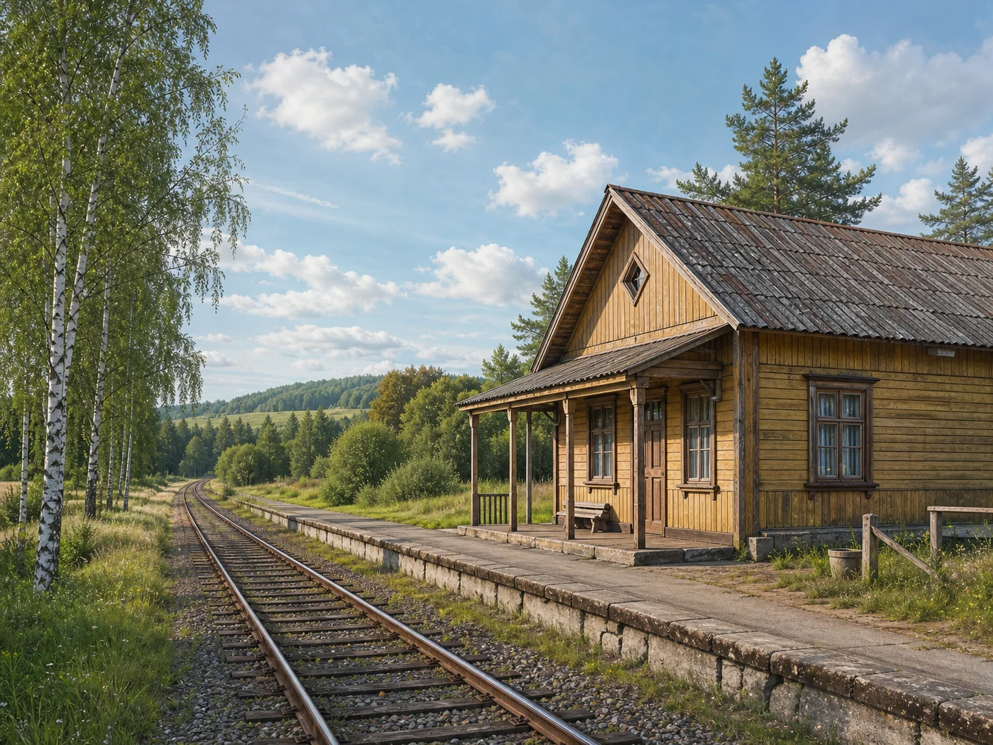Браслав, железнодорожная станция (дерев.)