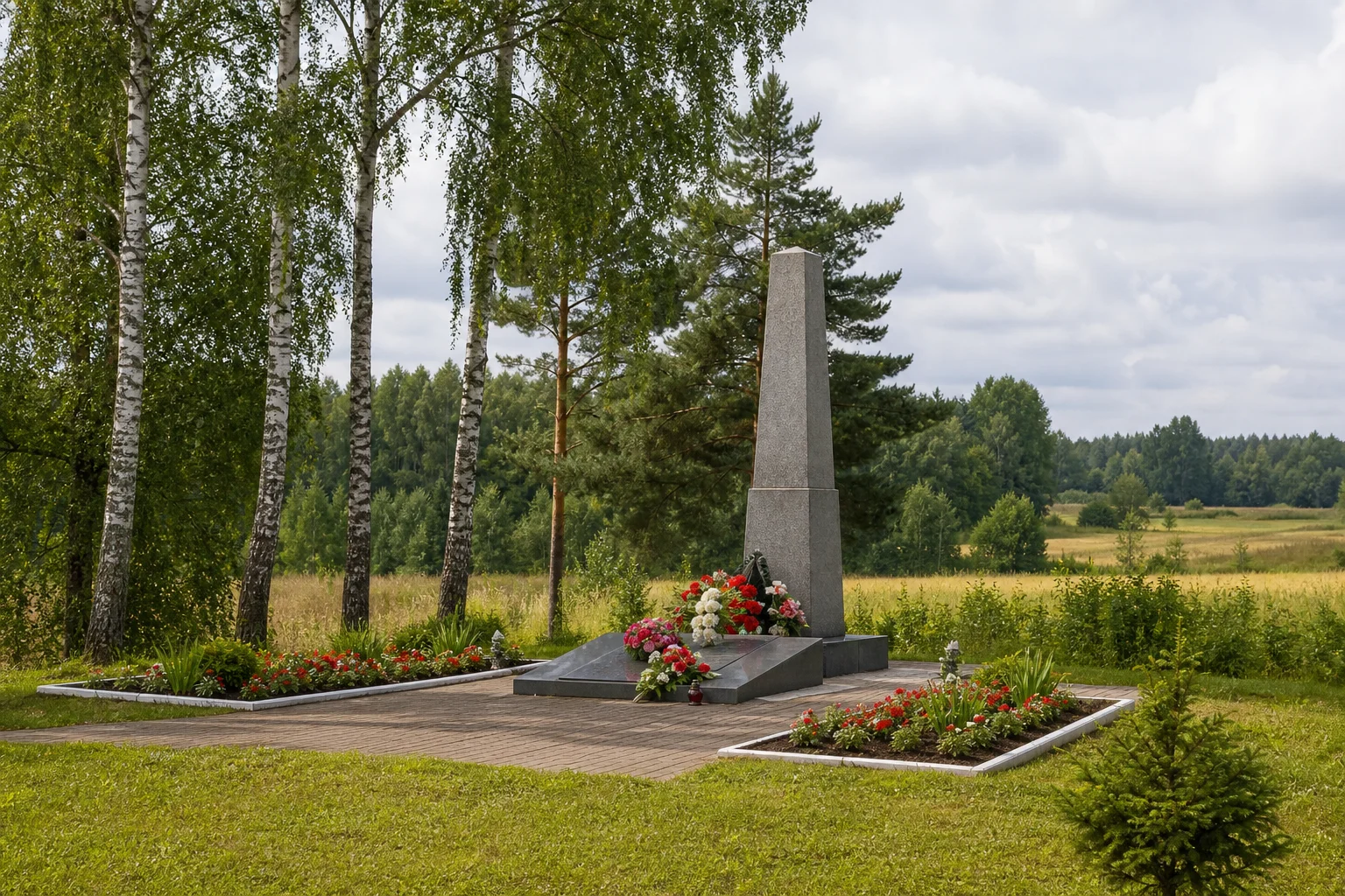 Братская могила, д. Бронная Гора