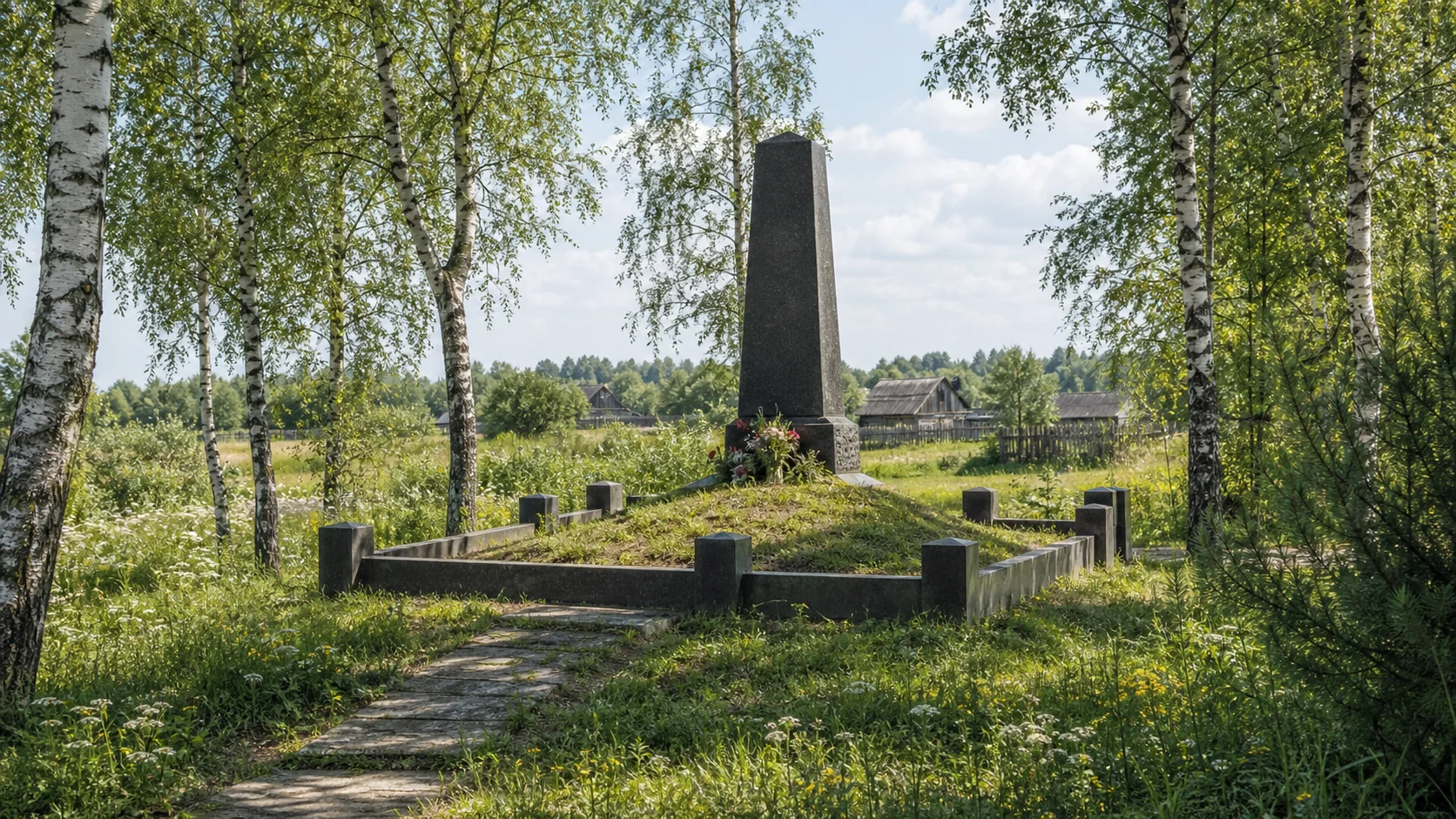 Братская могила Петровичи