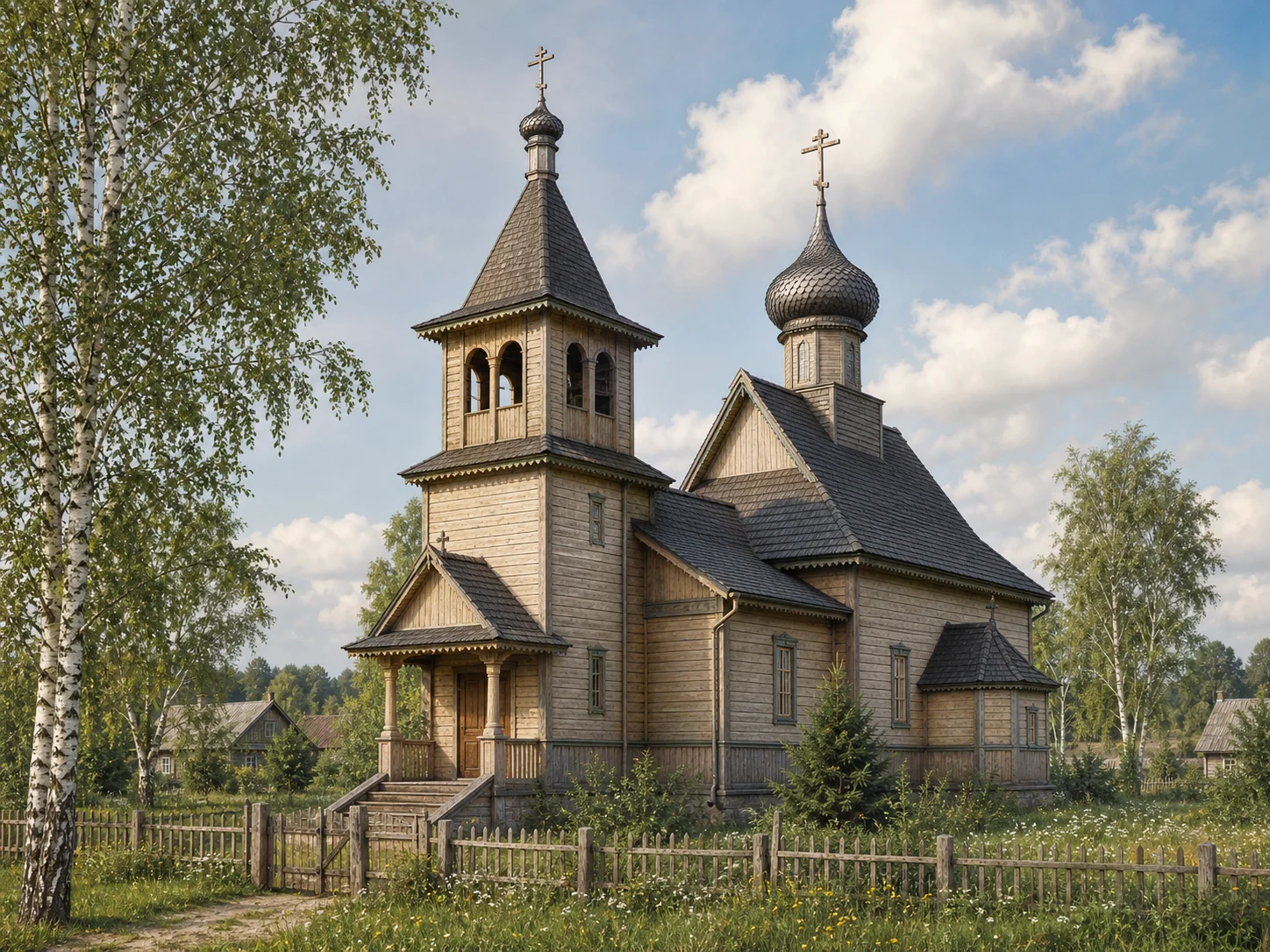 Бродница, церковь Крестовоздвиженская (дерев.)