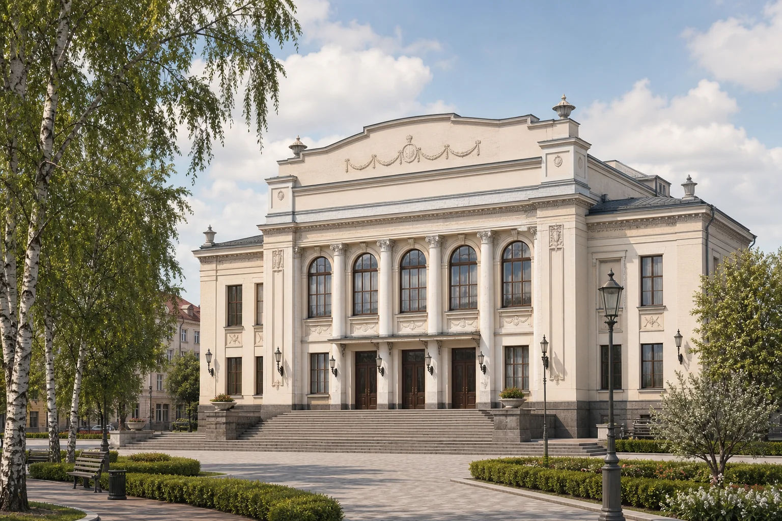 Здание областного драматического театра
