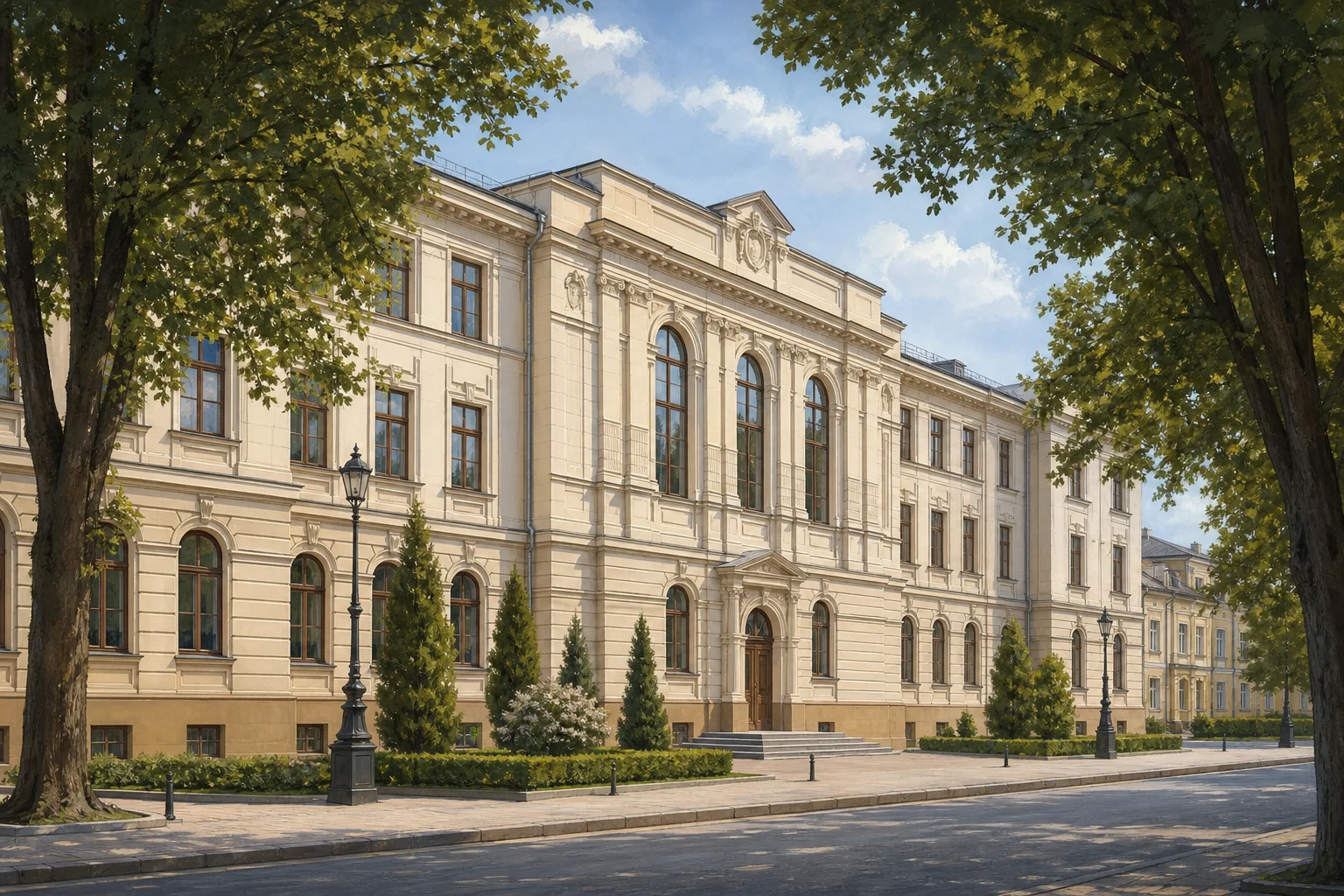 Здание Белорусского государственного педагогического университета