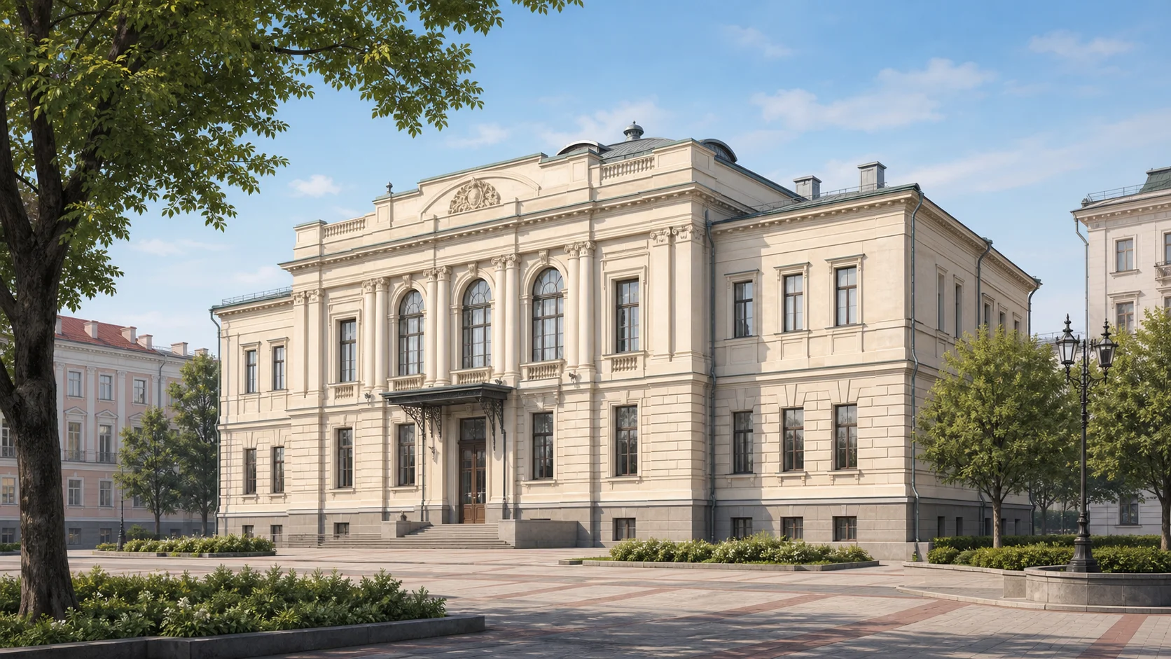 Здание Белорусской государственной академии музыки