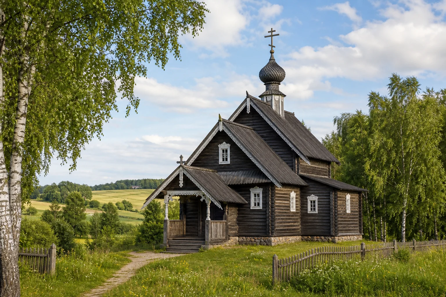 Булла, церковь Усекновения главы св. Иоанна Предтечи (дерев.)