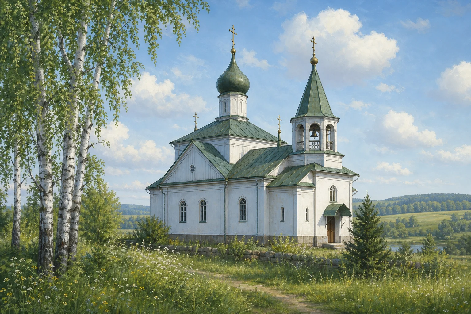 Бусяжь, церковь Успенская