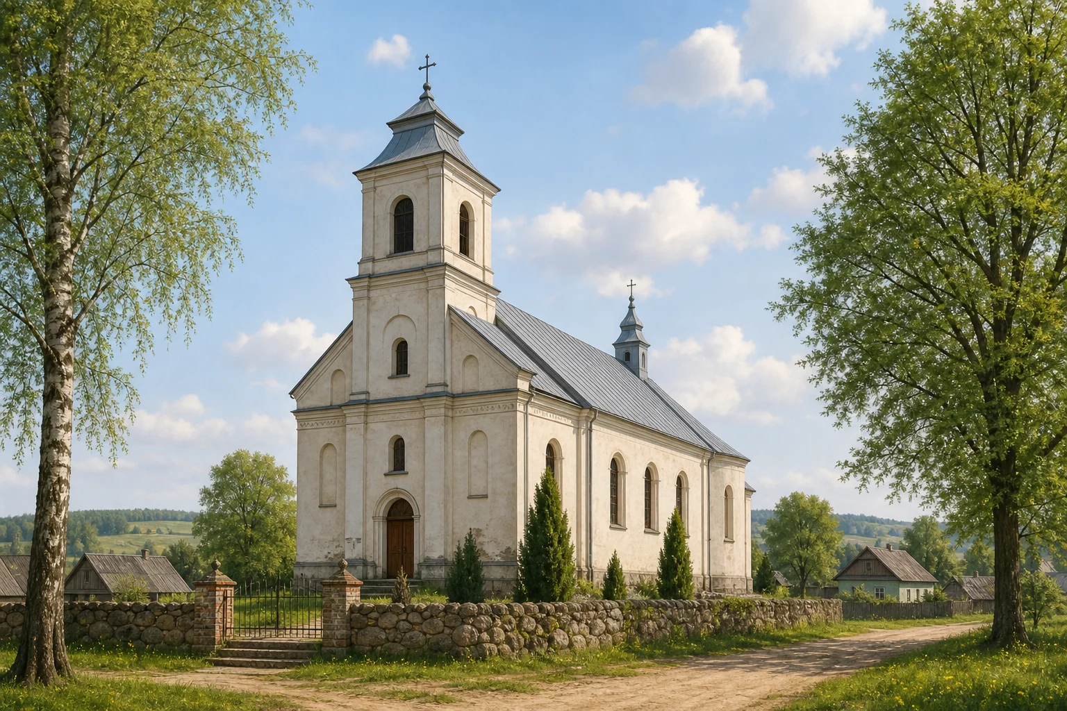 Быстрица, костел Крестовоздвиженский