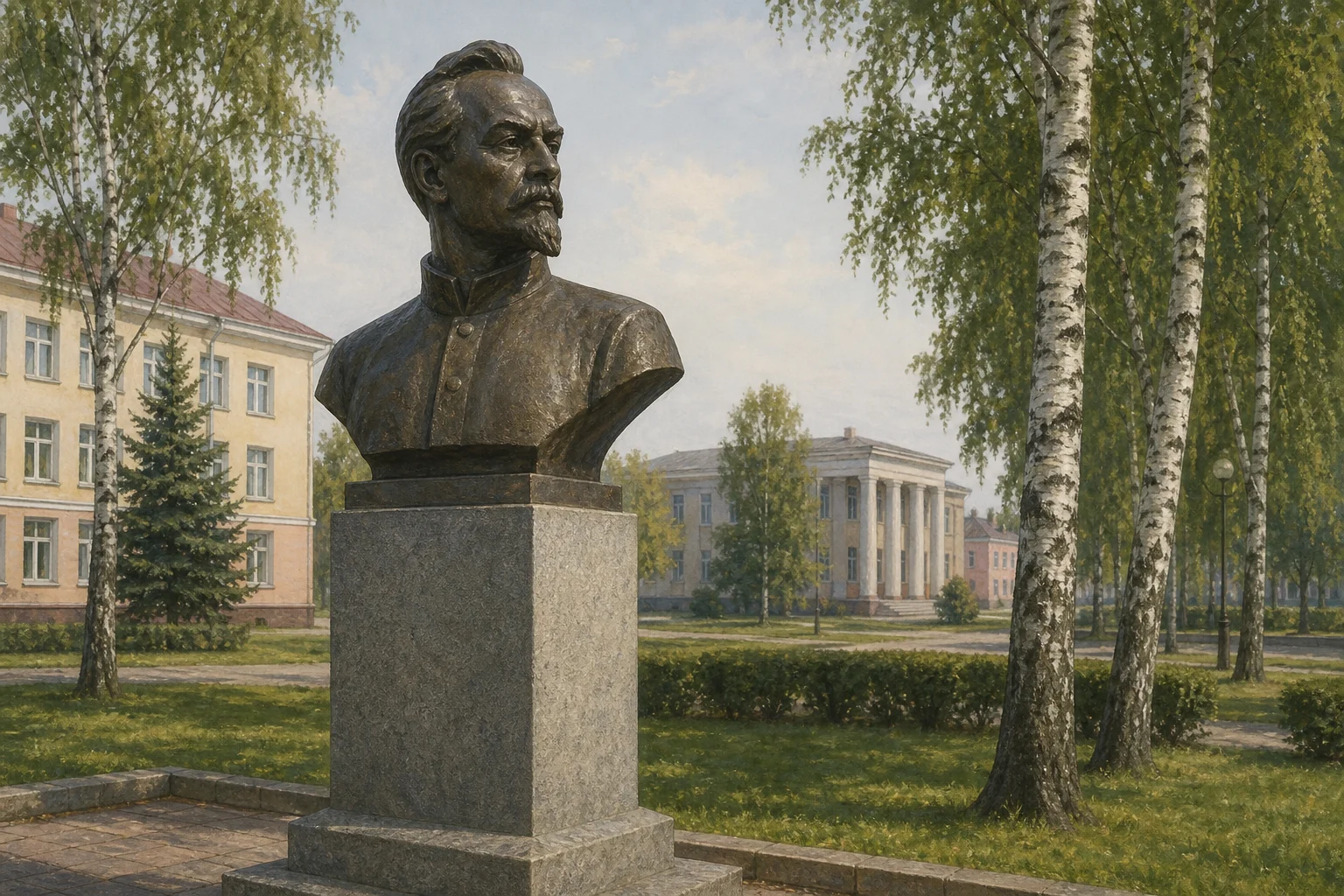 Бюст Ф.Э.Дзержинскому