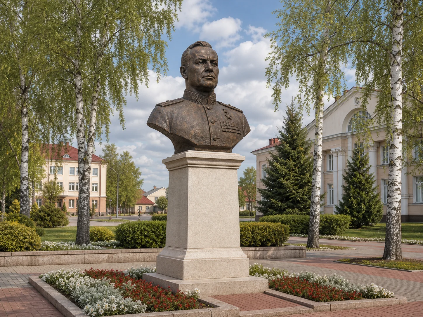 Бюст Г.К.Жукову