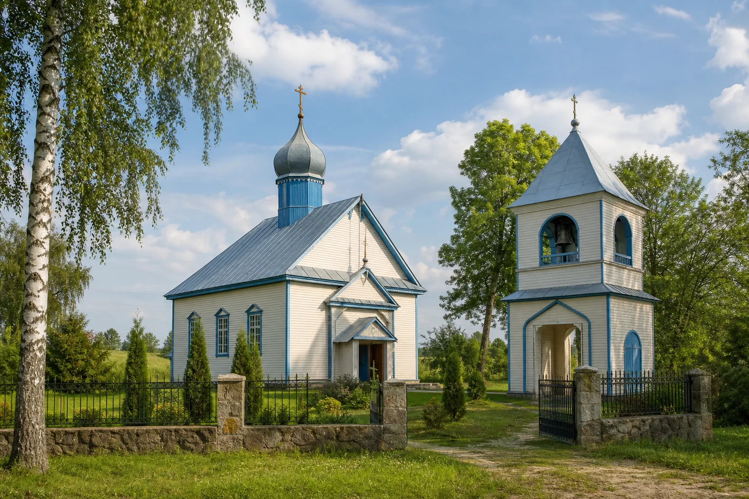 Церковь Святой Параскевы Пятницы с воротами-колокольней
