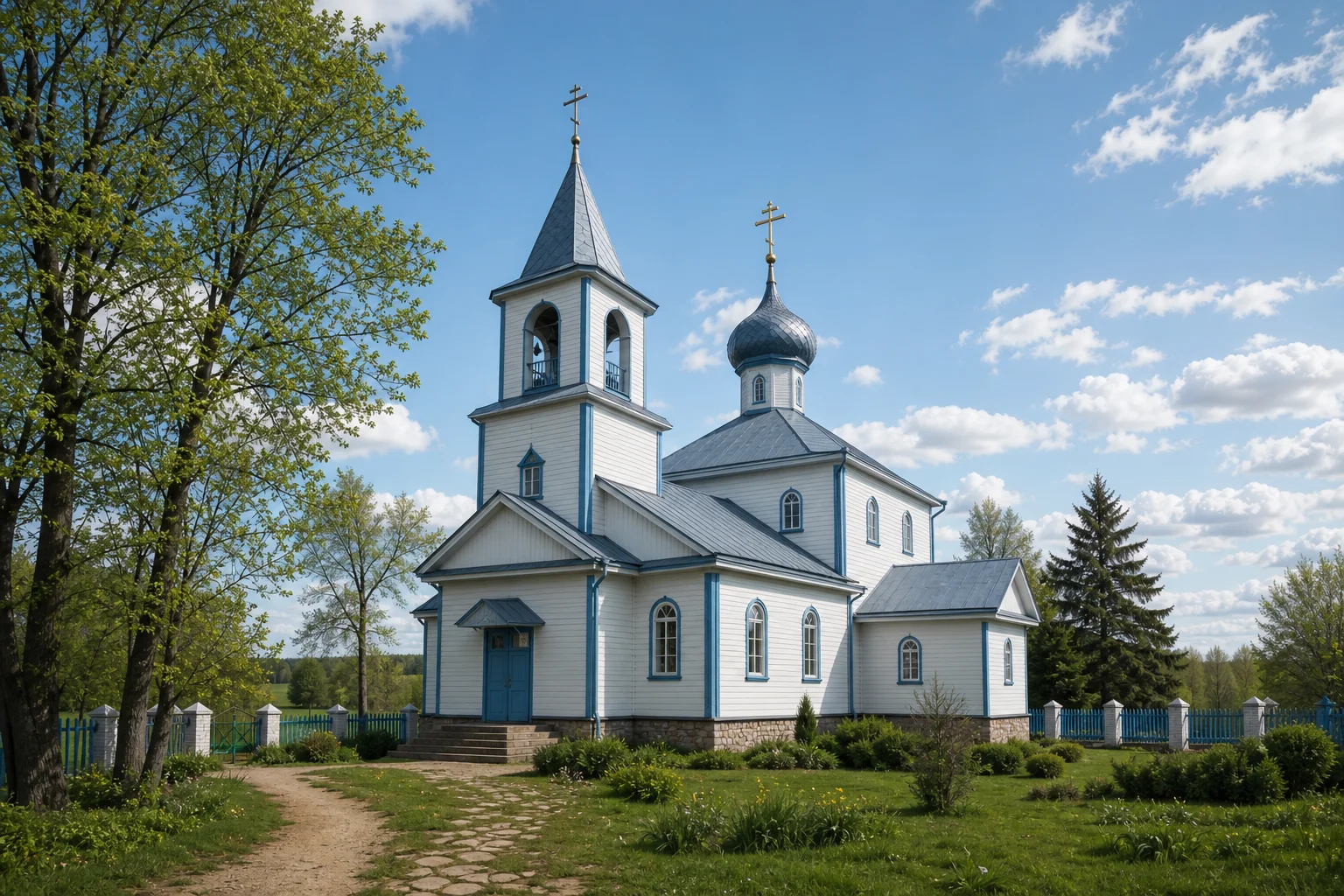 Цепра, церковь Крестовоздвиженская