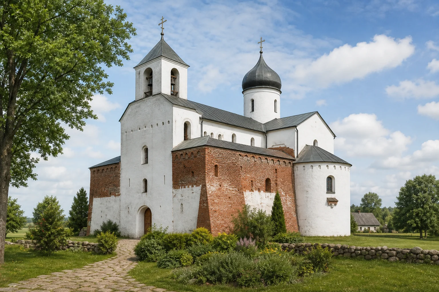 Церковь-крепость Св. Архангела Михаила в д.Сынковичи
