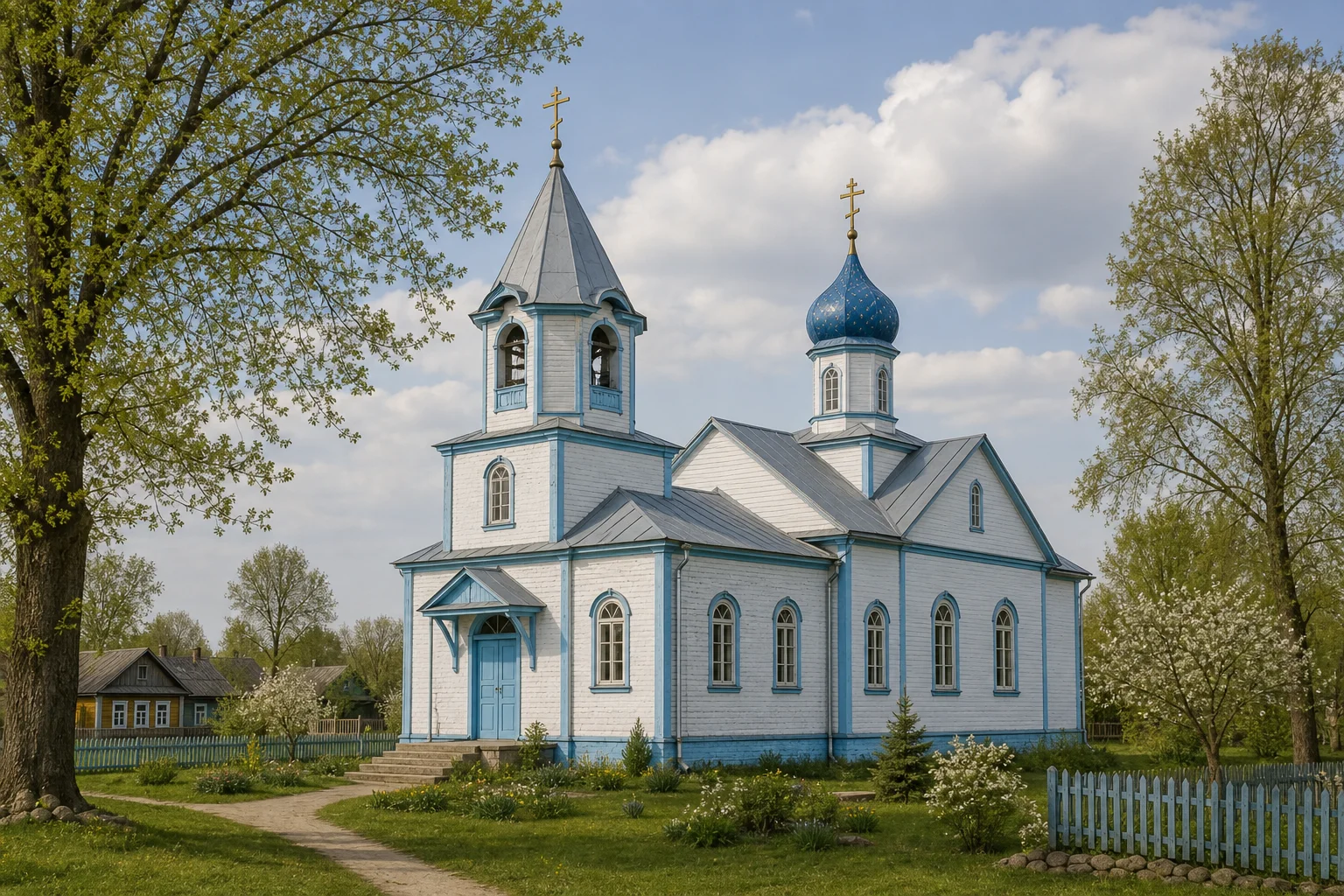 Церковь Крестовоздвиженская в Большой Лысице
