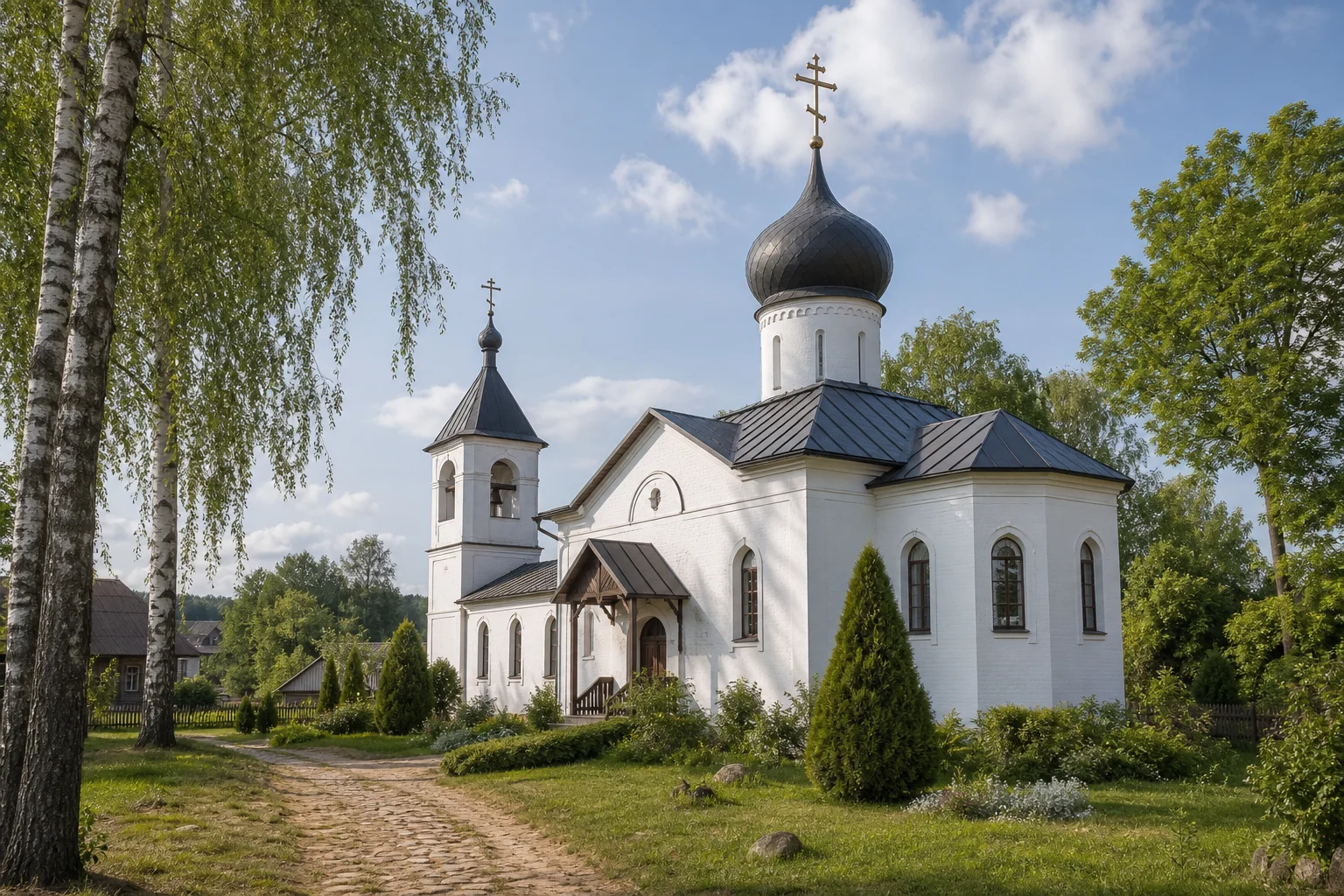 Церковь Крестовоздвиженская в городе Свислочь