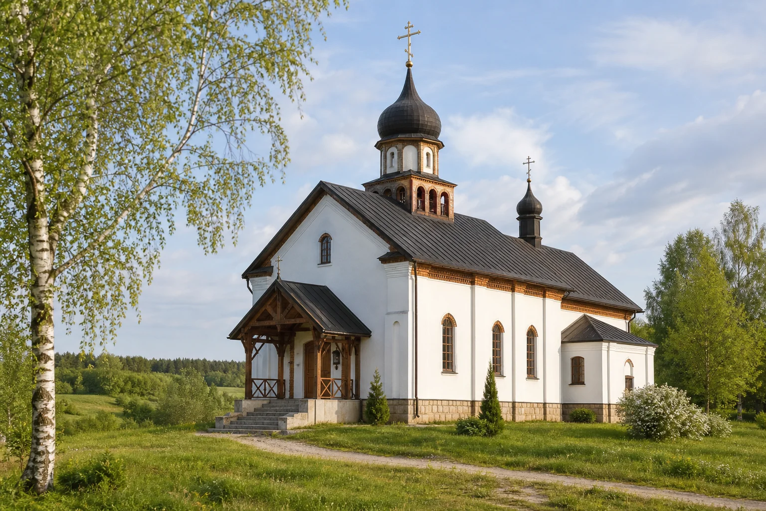 Церковь Крестовоздвиженская в Забелье
