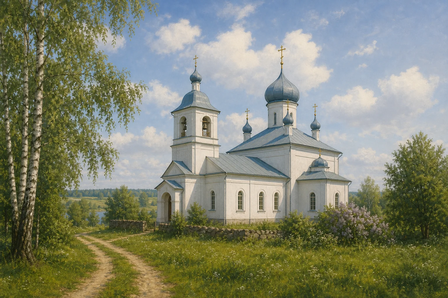 Церковь Покровская в Дедино