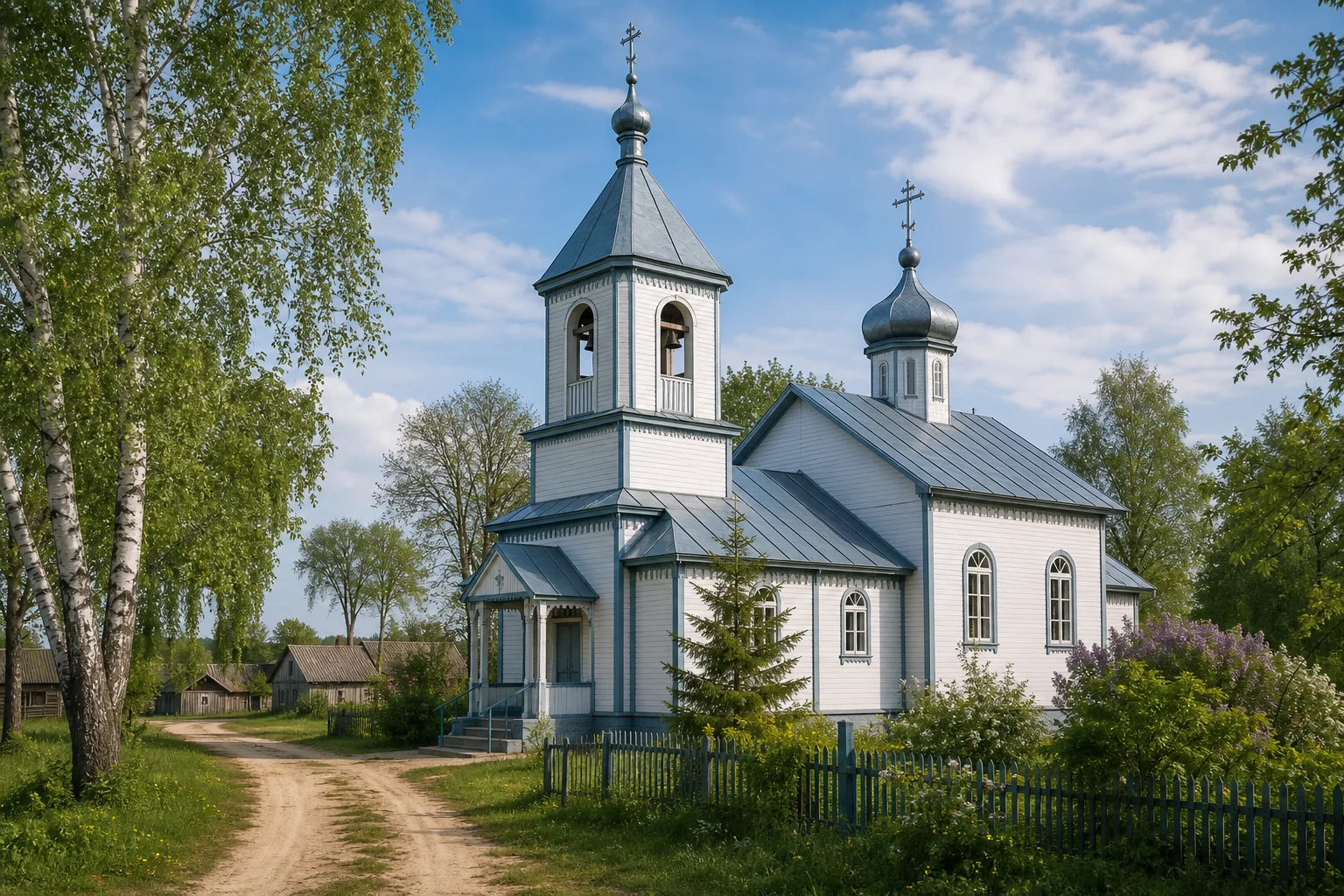 Церковь Рождества Богородицы в деревне Лахва