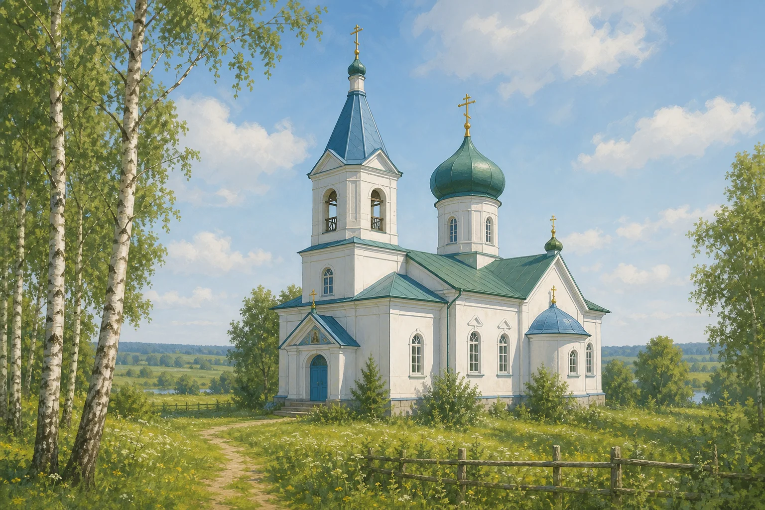 Церковь Рождества Богородицы в Лясковичах